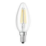 Osram Parathom Retrofit Classic LED E14 Candela Filamento Chiara 4W 470lm - 865 Luce del Giorno | Sostitutiva 40W