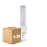 Confezione Multipack 10x Ledvance Dulux-D LED 7W - 840 Bianco Freddo | Sostitutiva 18W