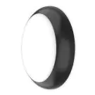 Noxion Bulkhead LED Pro V2 Bianca 12/16/20W 2400lm - 830-840-865 CCT | 325mm - IP65 - Sensore di Movimento e Luce - Emergenza 3H + Il Anello Nero