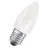 Osram Classic LED E27 Candela Filamento Ghiaccio 4.8W 470lm - 827 Bianco Molto Caldo | Dimmerabile - Sostitutiva 40W