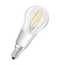Osram Retrofit LED E14 Sferica Filamento Chiara 5W 470lm - 927 Bianco Molto Caldo | Miglior resa cromatica - Dimmerabile - Sostitutiva 40W